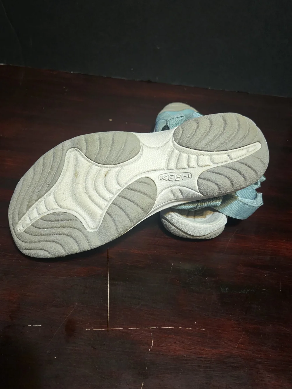 Keen Bali Strap Womens 7 Blue Strappy Closed Toe All Outdoor Hike Water Sandals